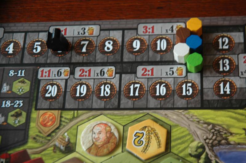 Fekete termeléssávja a végső kiegyenlító fázis után 