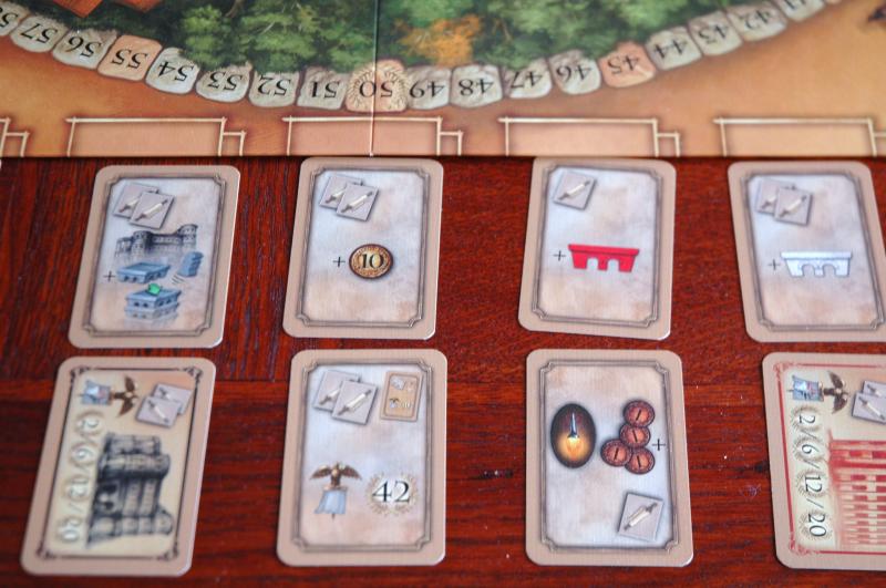 A Megbecsülés-kártyák kínálata.