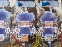 vízáramlás fázisban majd elindulnak 